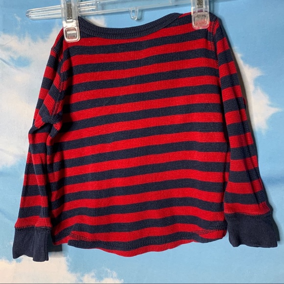 Jumping Beans- Red & Blue Striped  Shirt 18M - Picture 4 of 5